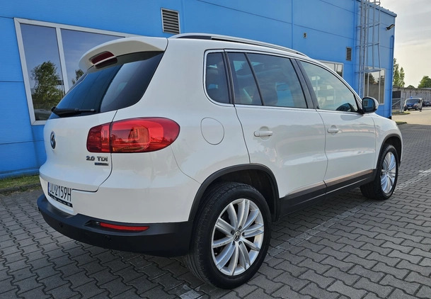 Volkswagen Tiguan cena 49999 przebieg: 210000, rok produkcji 2012 z Ostrów Mazowiecka małe 466